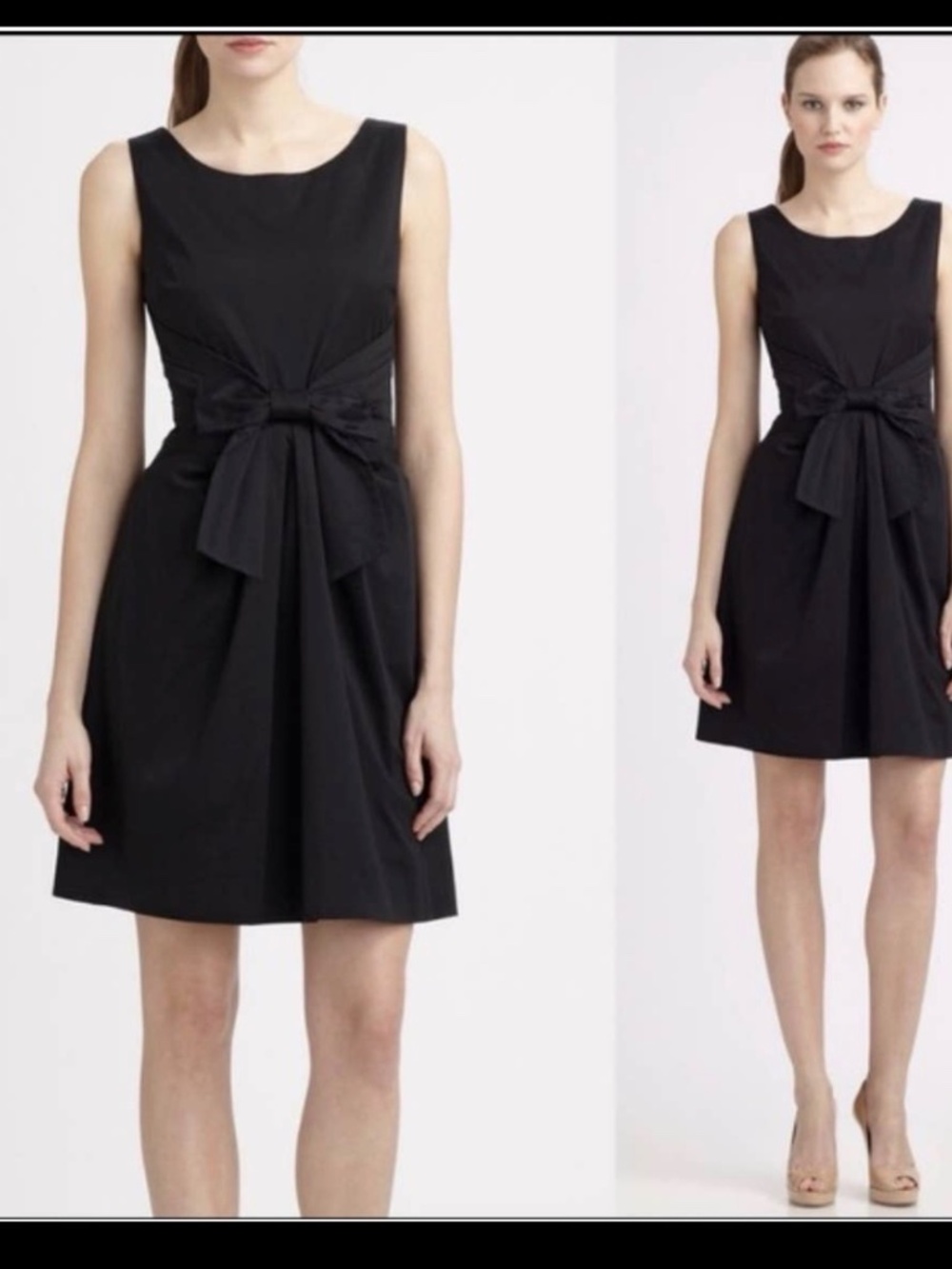 Kate Spade Jillian Sleeveless Front Bow Dress